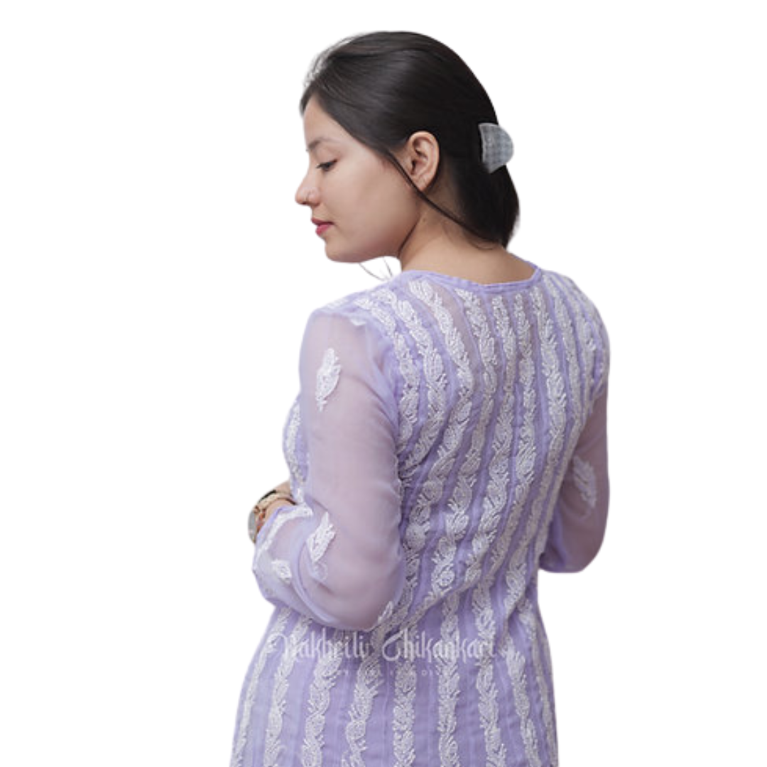 Daisha Chikan Kurti By Nakhrili Chikankari